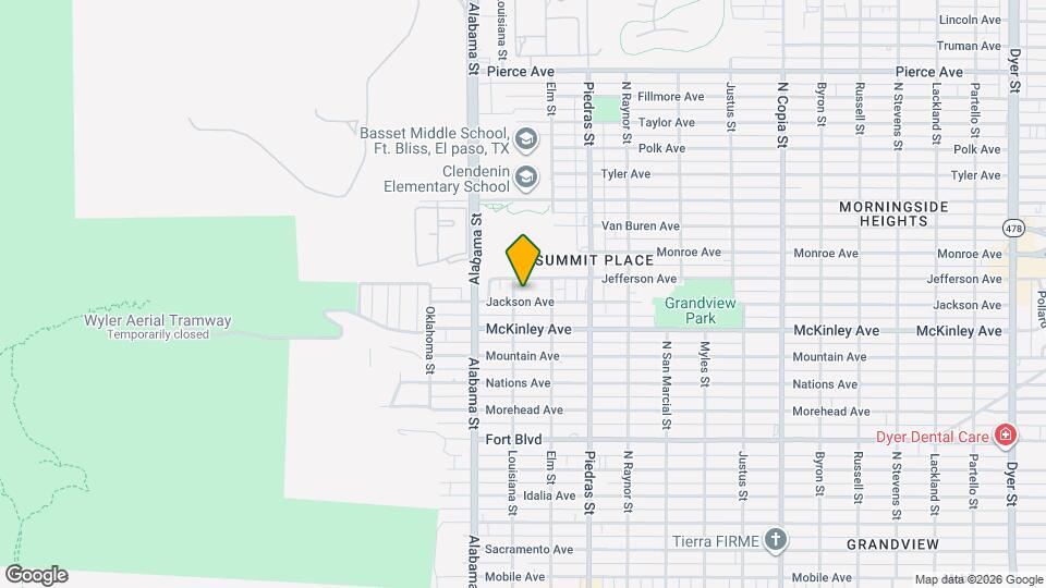 2705 Jackson Ave Map and Location Details