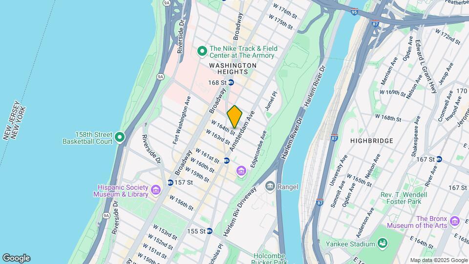 2100 Amsterdam Ave Map and Location Details