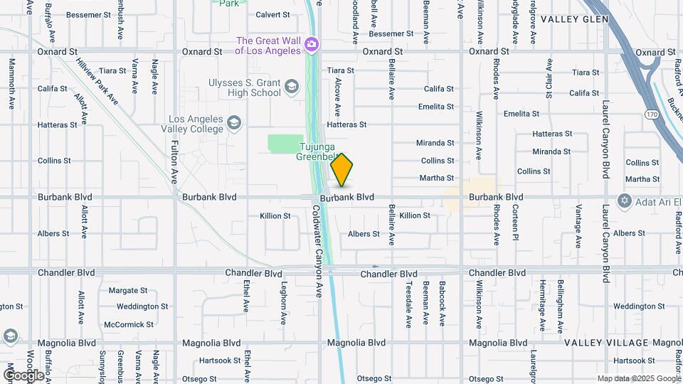 12823 Burbank Blvd Mapa y Detalles de la Ubicación