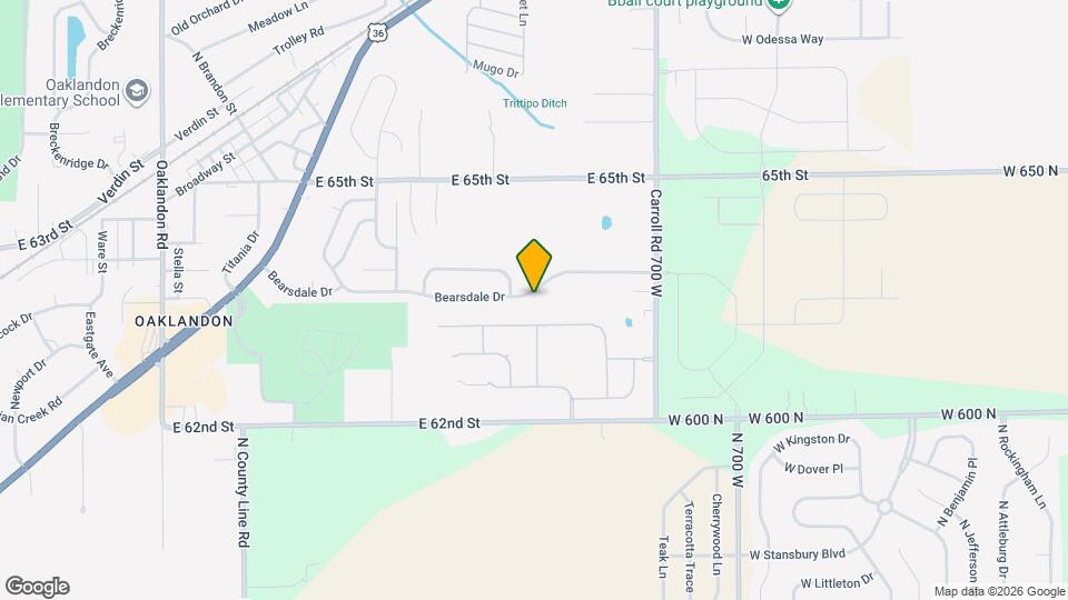 12529 Bearsdale Dr Map and Location Details