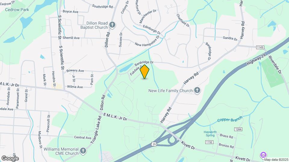 1650 Coryton Way Mapa y Detalles de la Ubicación