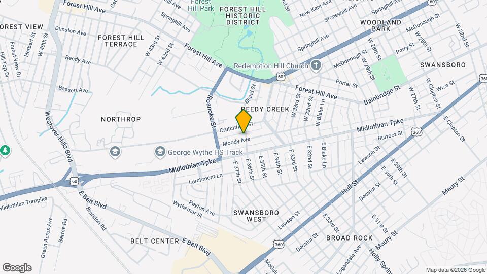 3701 Moody Ave Map and Location Details