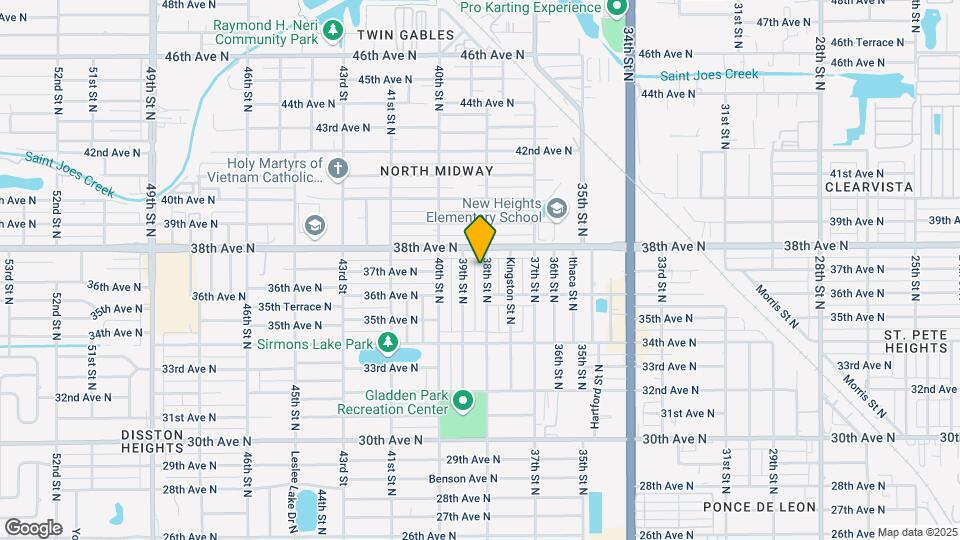 3700 38th St N Map and Location Details