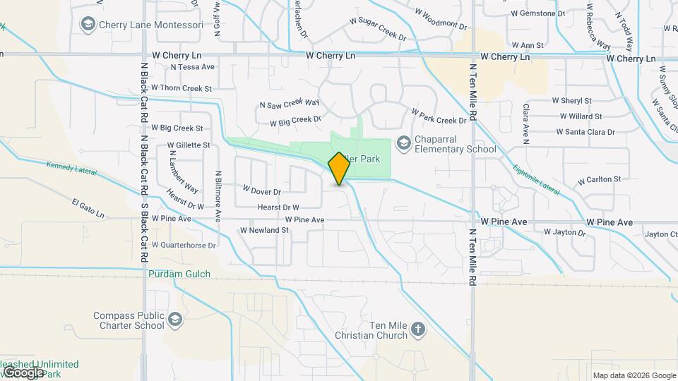 3831 W Piscina Dr Map and Location Details