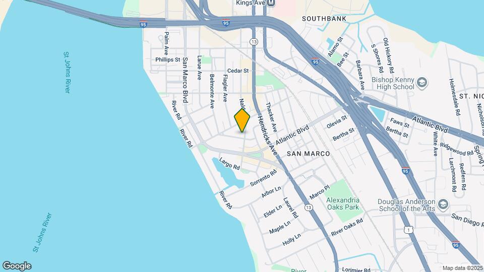 1279 Belmont Terrace Map and Location Details