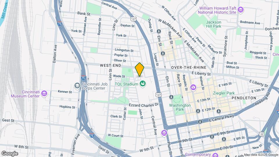 423 Wade St Map and Location Details