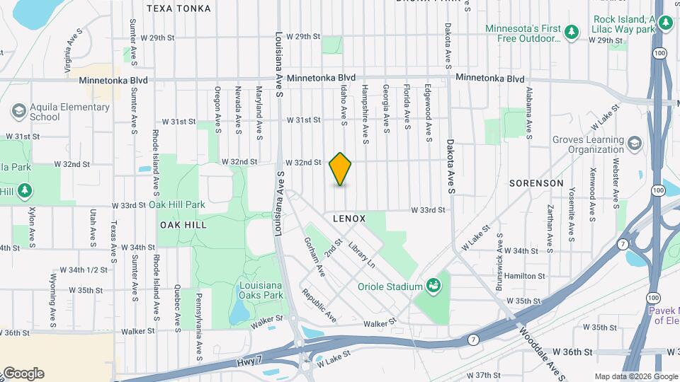 3232 Idaho Ave S Map and Location Details