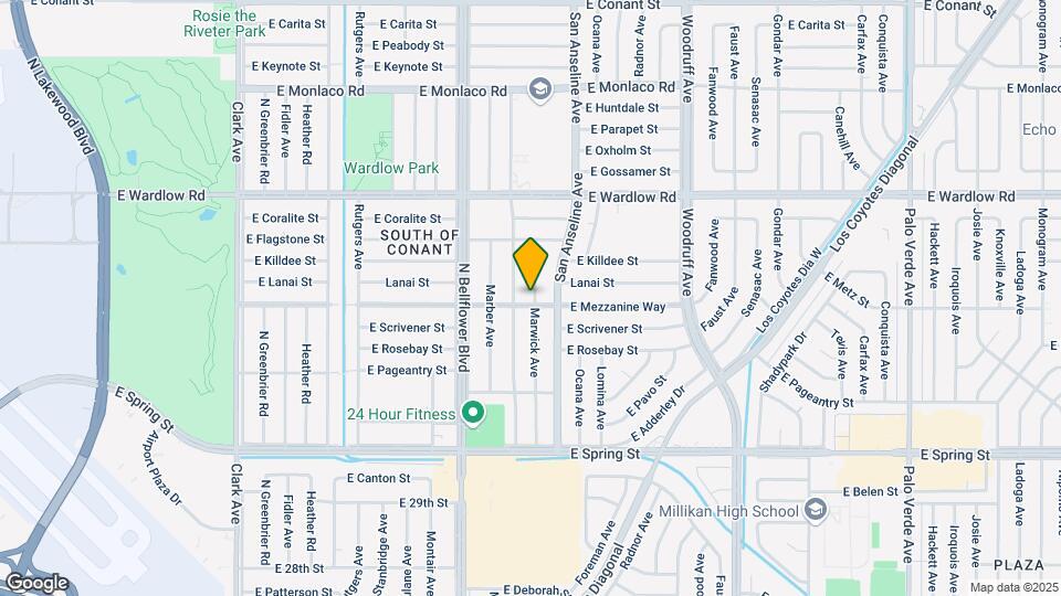 3203 Marwick Ave Map and Location Details