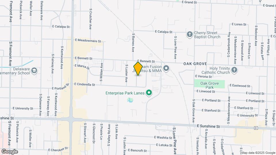 1504 S Barnes Ave Map and Location Details