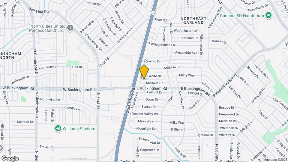 517 McDivitt Dr Map and Location Details