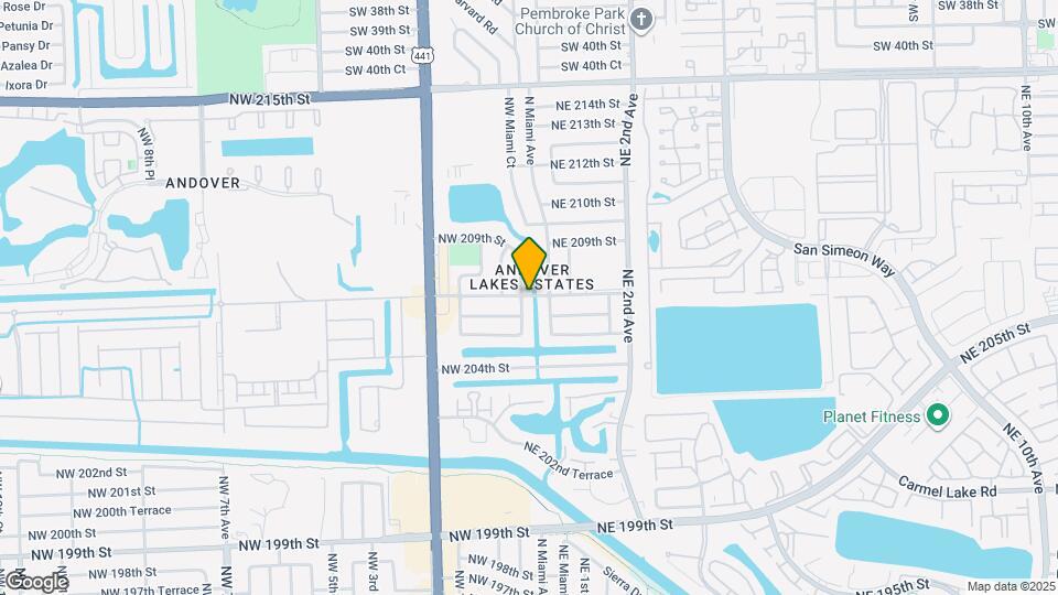 12-3876 NW 207th St Map and Location Details