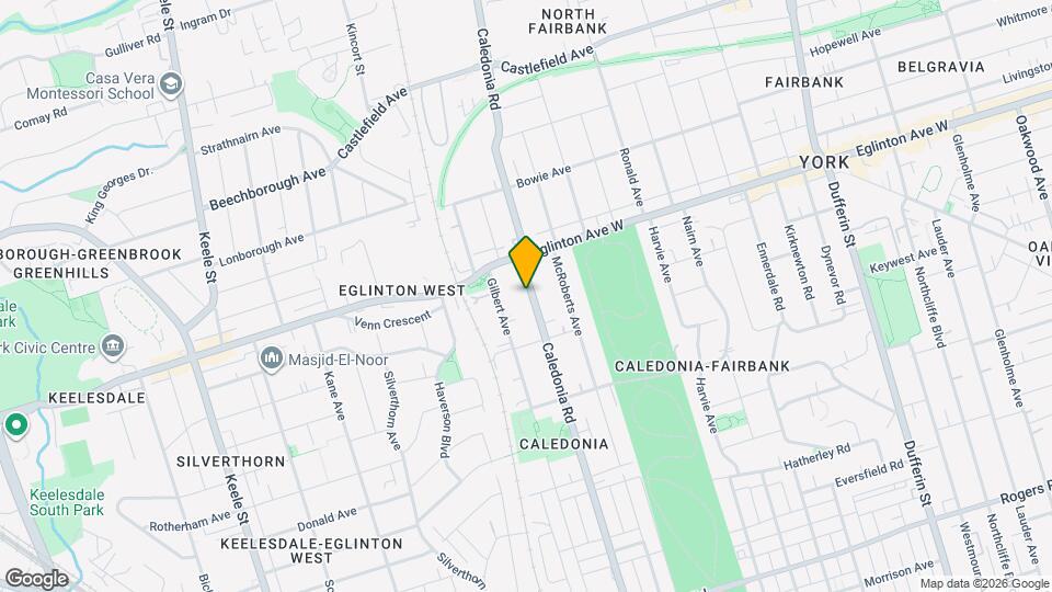 554 Caledonia Rd Map and Location Details