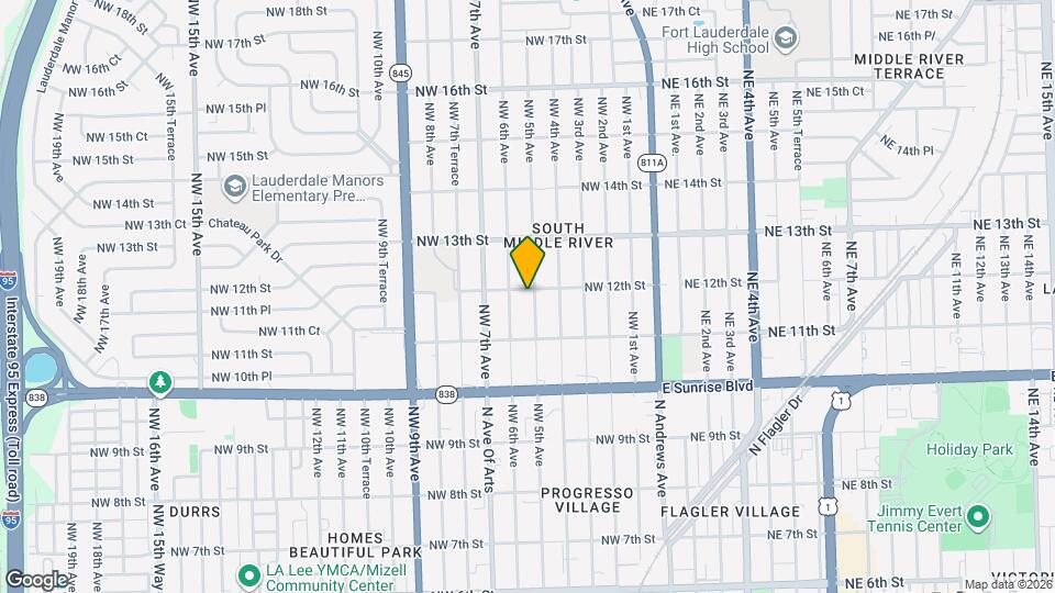 1141 NW 5th Ave Map and Location Details