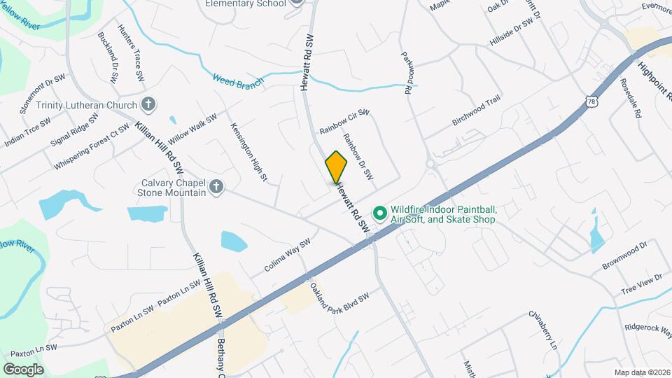 2050 Brook Enclave Trail Mapa y Detalles de la Ubicación