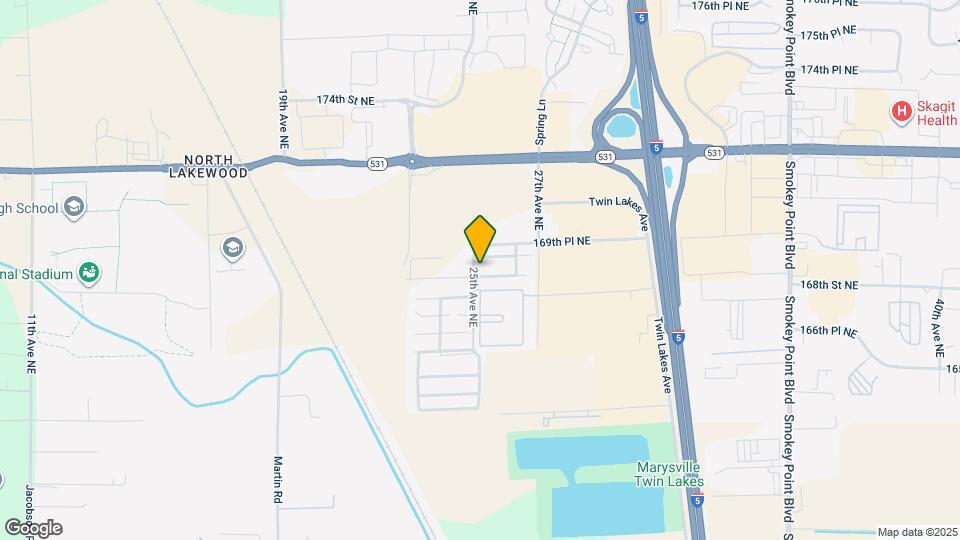 2213 168th Pl NE Map and Location Details