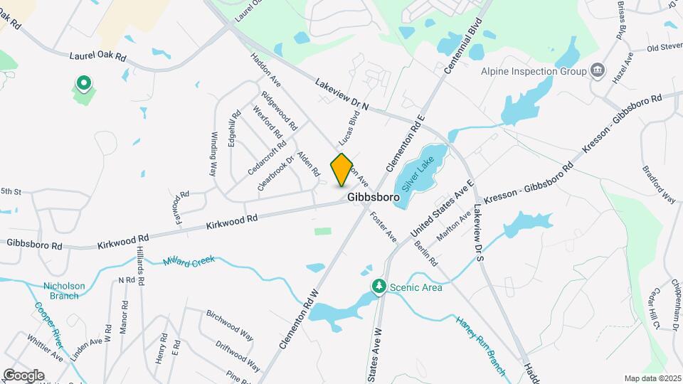 14 Washington St Map and Location Details