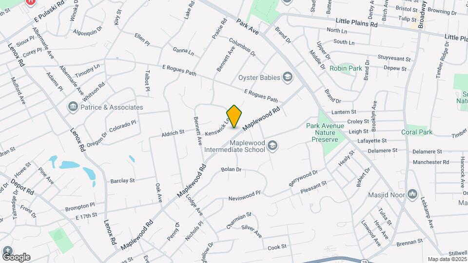 305 Maplewood Rd Map and Location Details