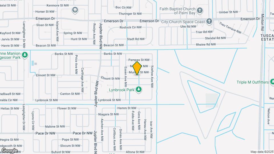 701 Elmont St NW Map and Location Details