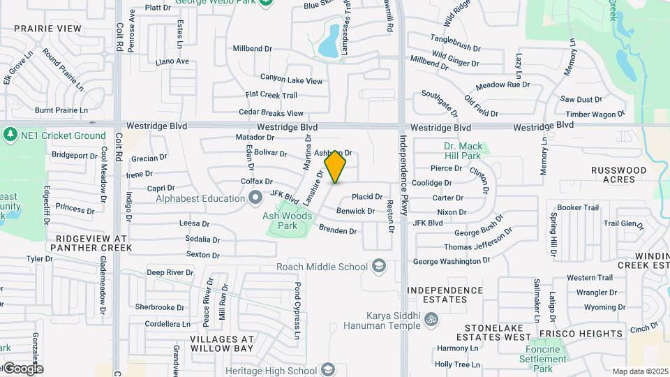 1905 Hopkins Dr Map and Location Details