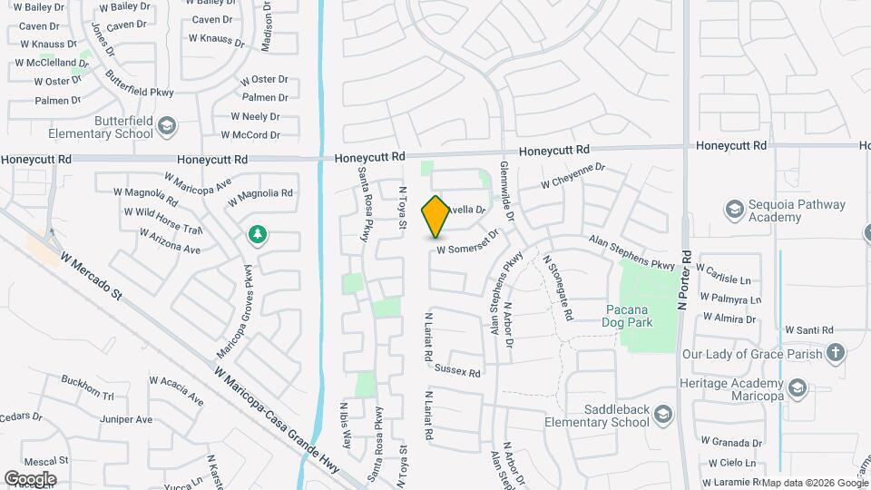 42592 W Somerset Dr Map and Location Details