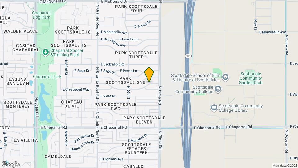 8718 E Plaza Ave Map and Location Details
