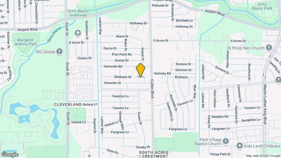 4410 Brisbane St Map and Location Details