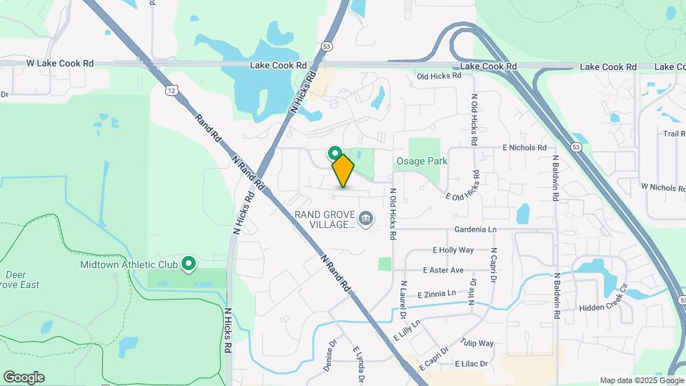 722 E Whispering Oaks Dr Mapa y Detalles de la Ubicación