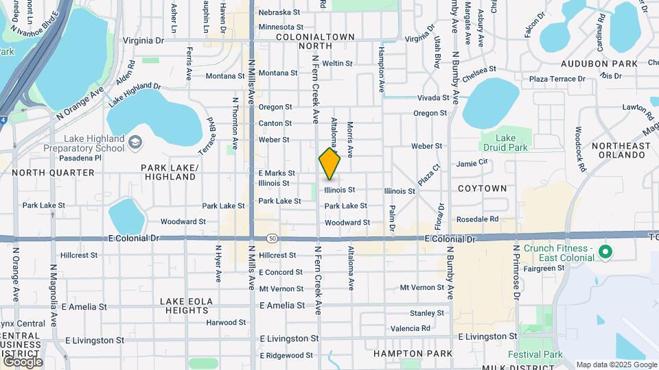 1613 Illinois St Map and Location Details