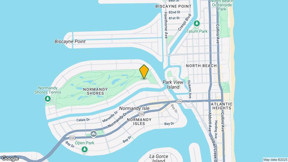 105 S Shore Dr Map and Location Details