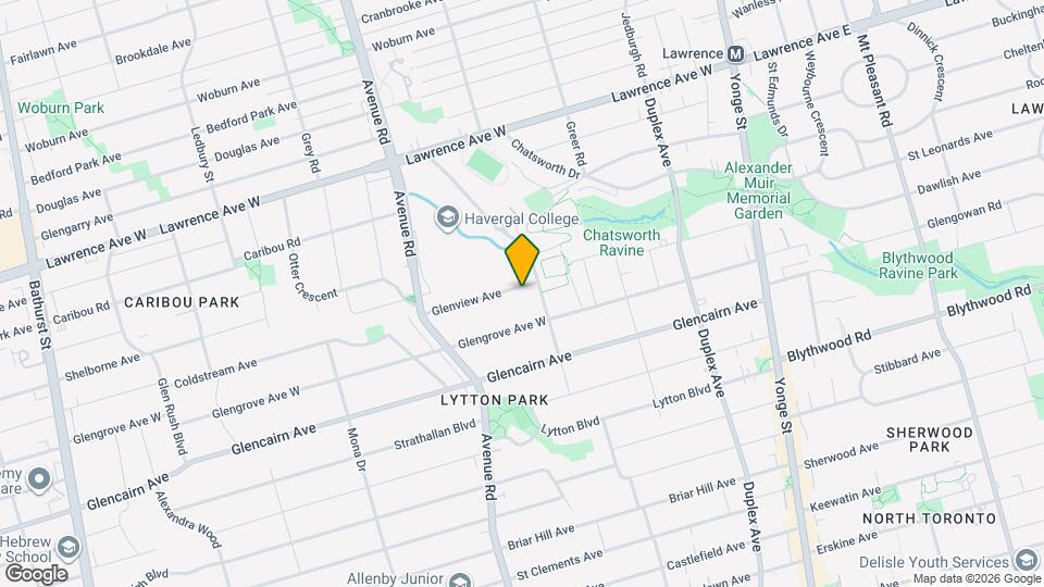 177 Glenview Ave Map and Location Details