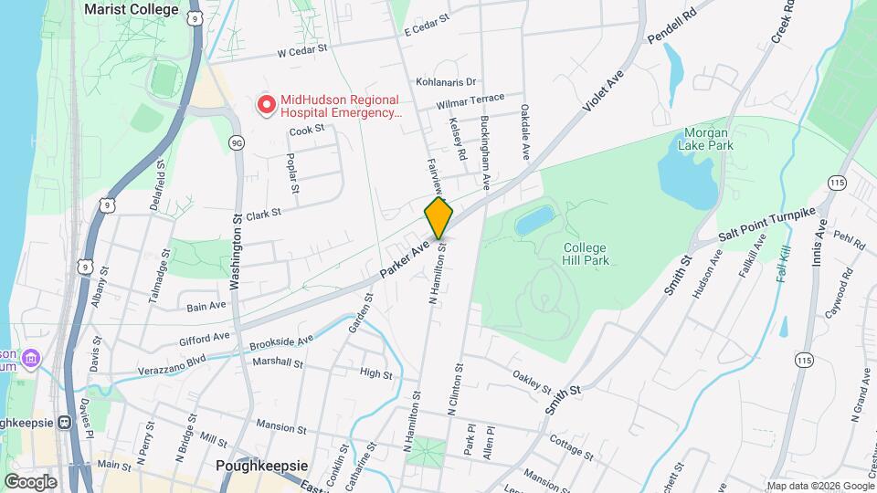 210 N Hamilton St Map and Location Details