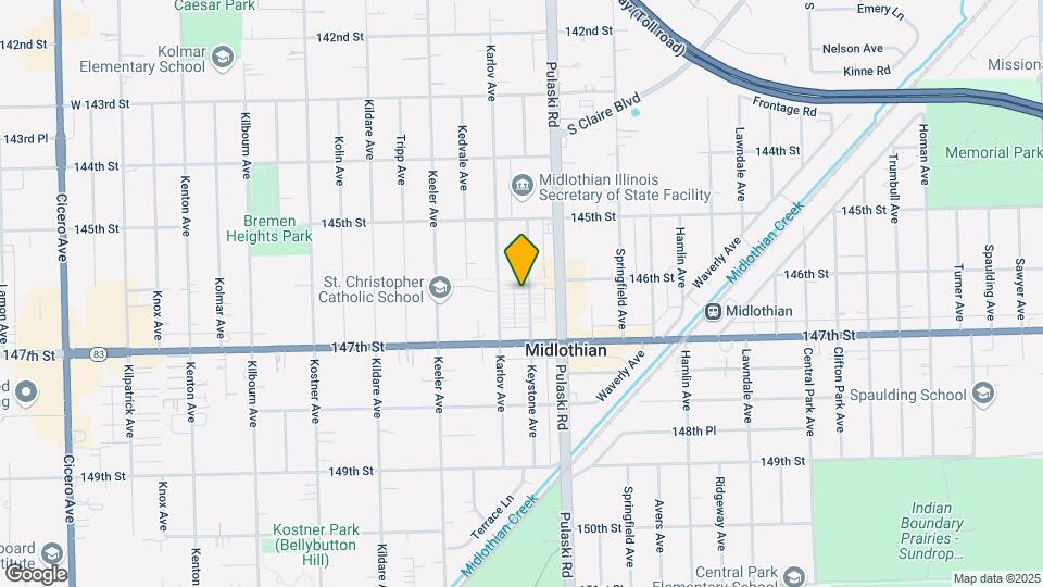 14608 Keystone Ave Map and Location Details