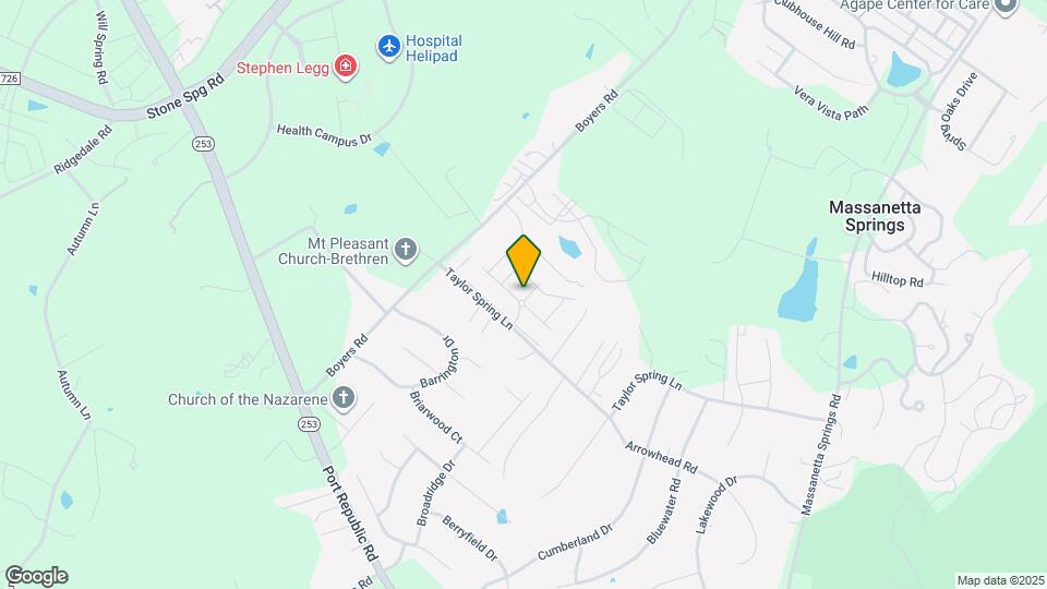 1434 Mountain Spring Lane Map and Location Details