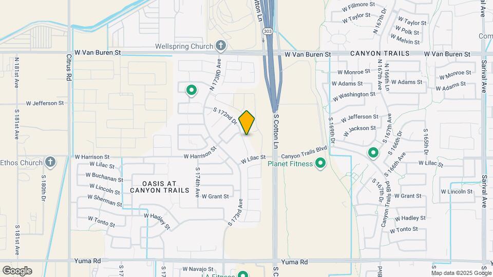 329 S 172nd Dr Map and Location Details