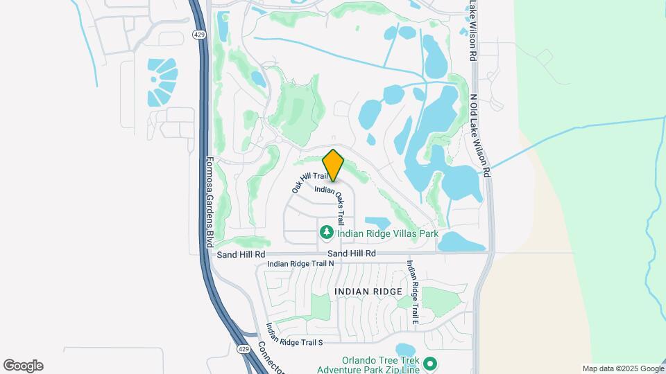 1539 Indian Oaks Trail Map and Location Details