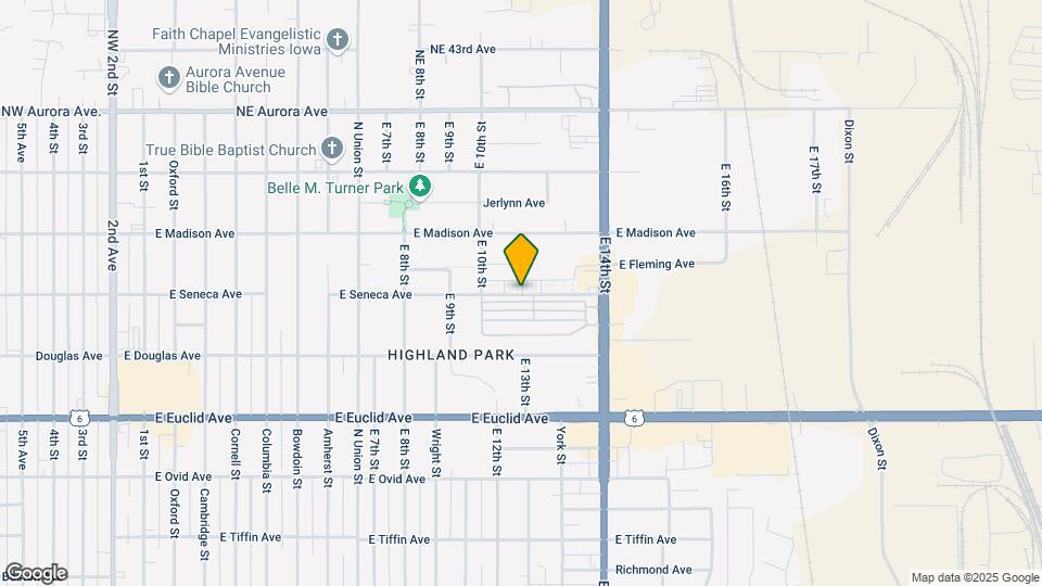 1246 E Seneca Ave Map and Location Details