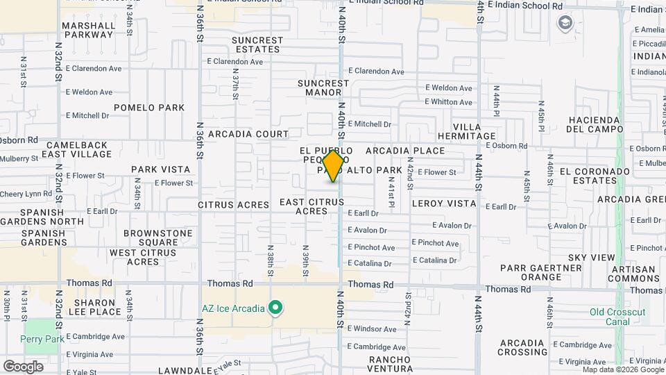 3938 E Cheery Lynn Rd Map and Location Details