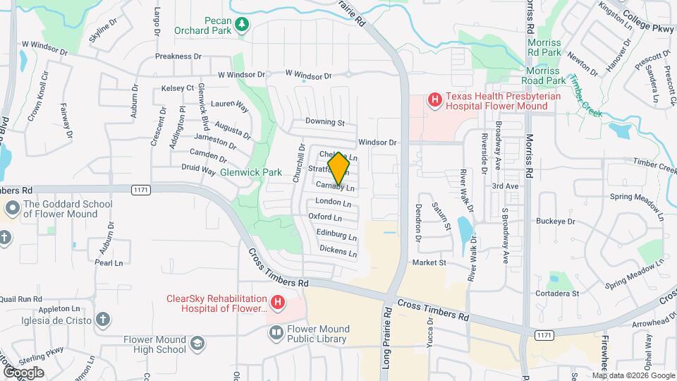 2821 Carnaby Ln Map and Location Details