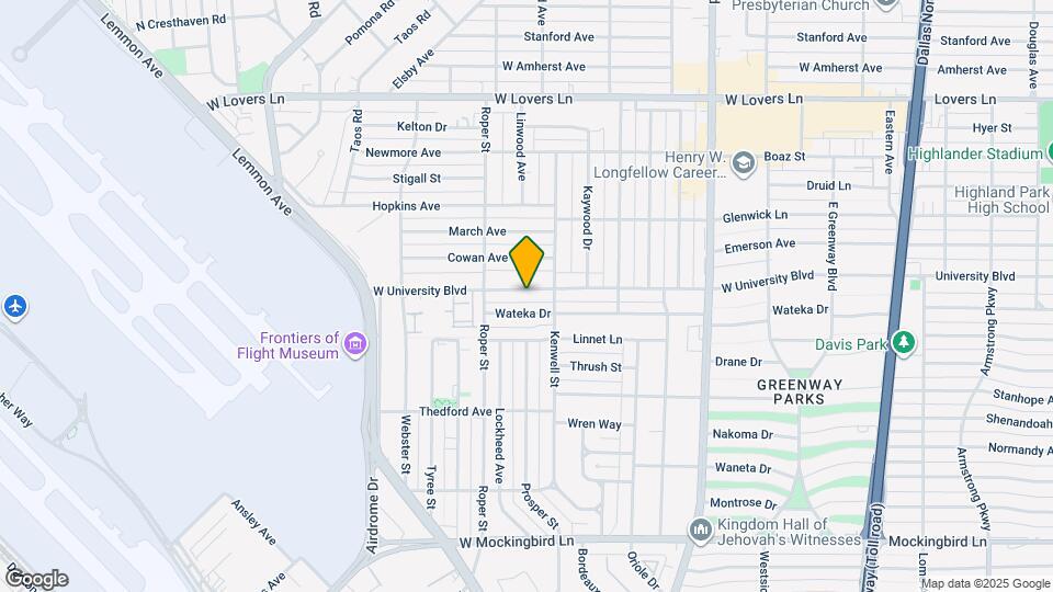 4806 W University Blvd Map and Location Details