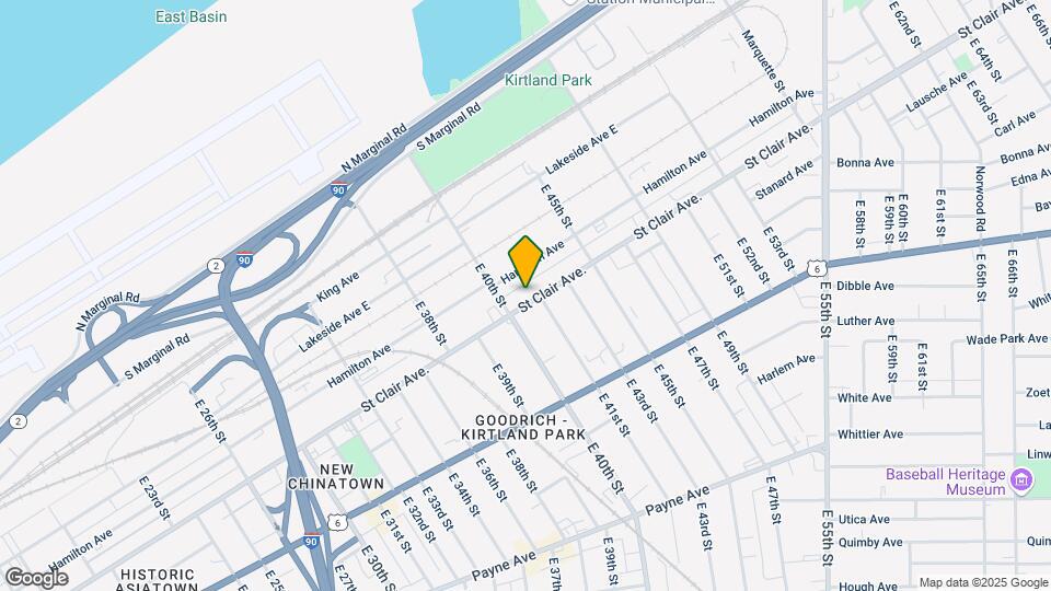 4043 Saint Clair Ave Mapa y Detalles de la Ubicación