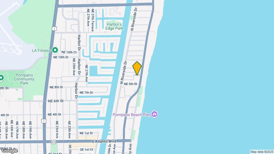 531 N Ocean Blvd, Unit 1909 Map and Location Details