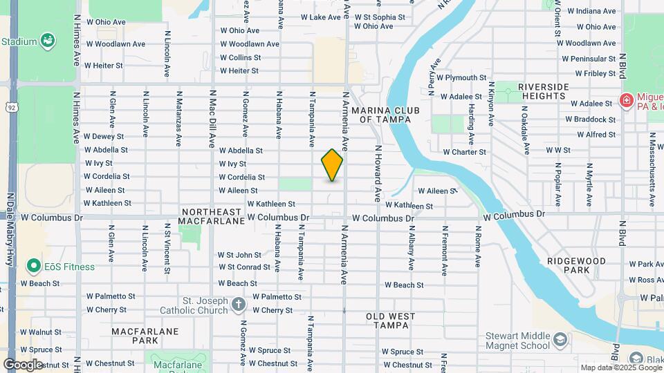 2505 W Aileen St Map and Location Details