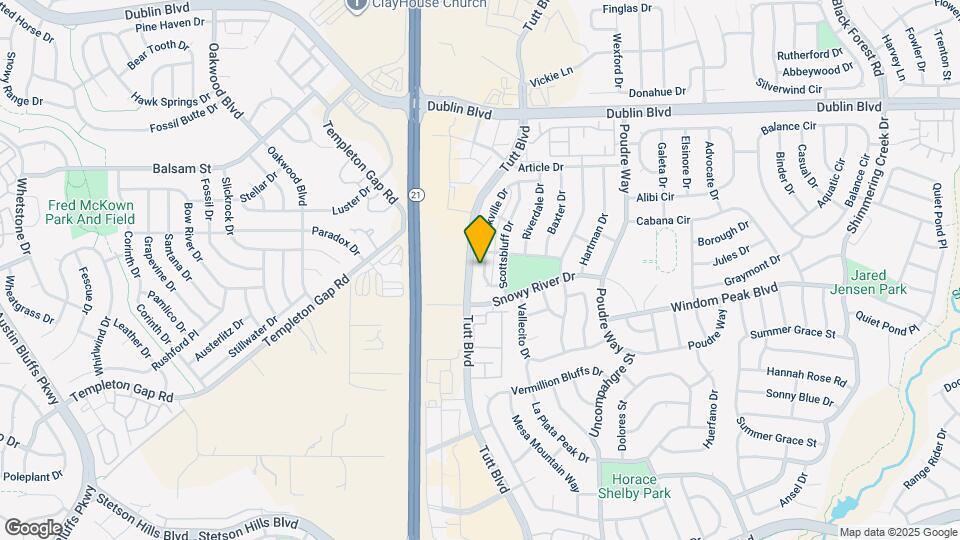 6180 Rockville Dr Map and Location Details