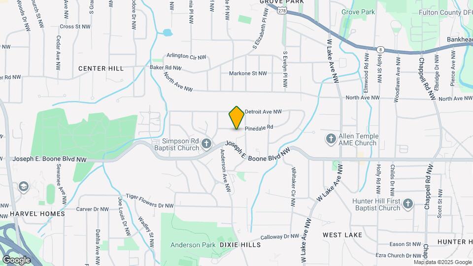 1930 Pinedale Rd Map and Location Details