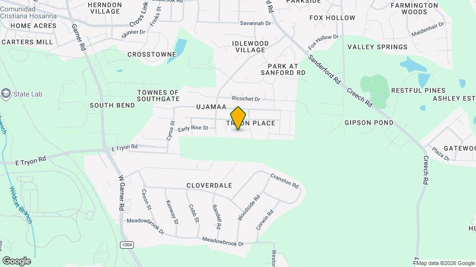 1300 Cathedral Rock Ct Map and Location Details