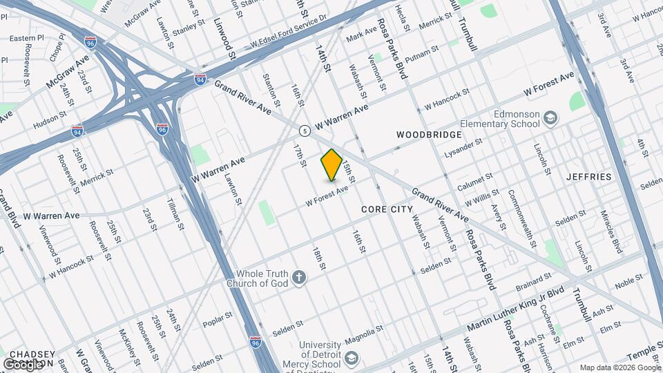 4619 16th St Map and Location Details