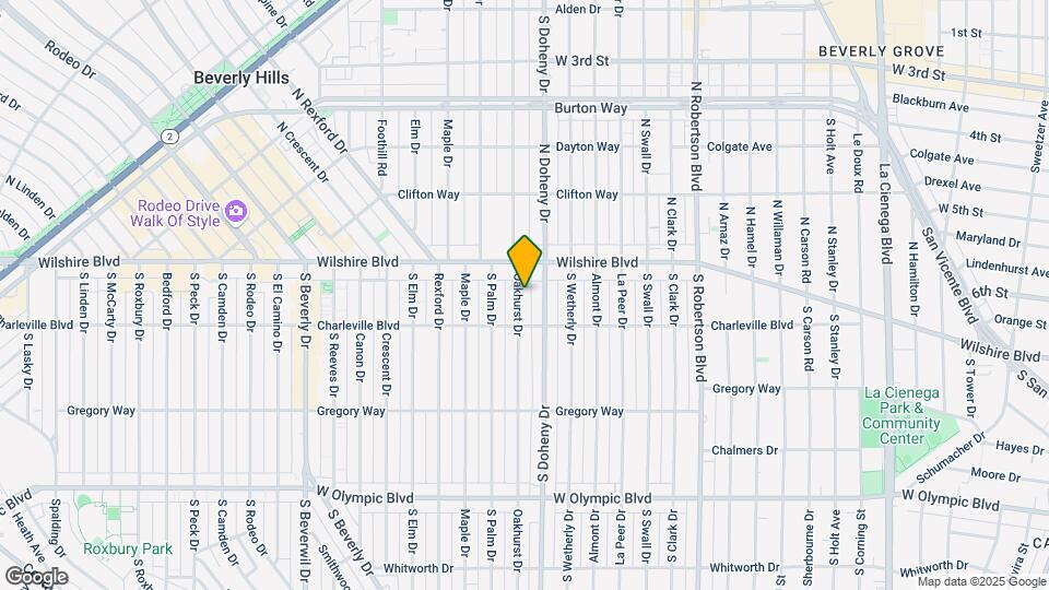 132 S Oakhurst Dr Map and Location Details