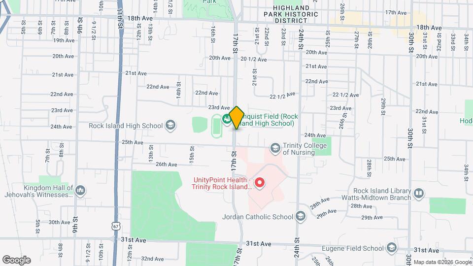 2413 17th St Map and Location Details