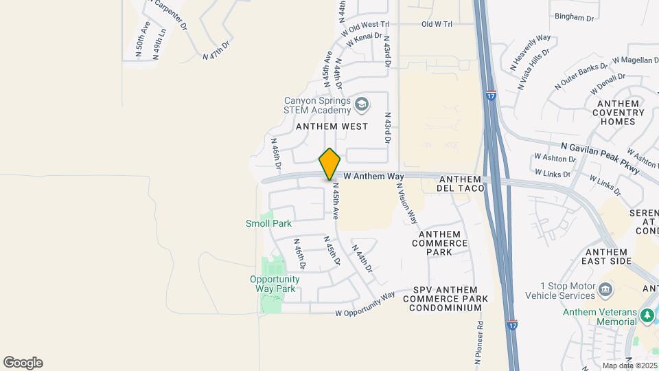 42509 N 45th Dr Map and Location Details