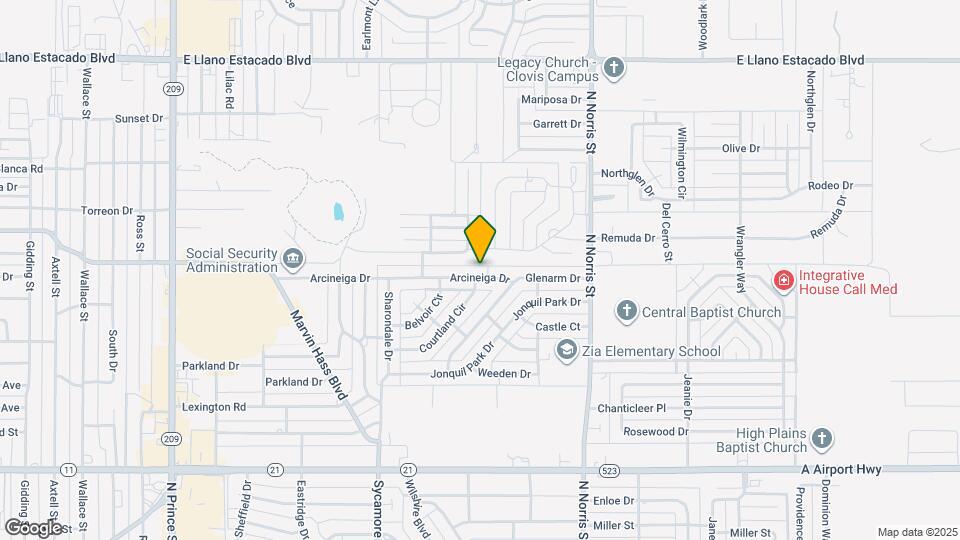 1808 Arcineiga Dr Map and Location Details